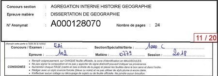 dissertation agregation histoire geographie