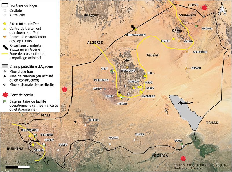 Mines et richesses du sous-sol dans le Sahara/Sahel/Méditerranée