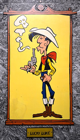Lucky Luke, le cow-boy exemplaire, Webdossier l’Histoire, Philippe Gauthier dans mensuel 91, juillet-août 1986