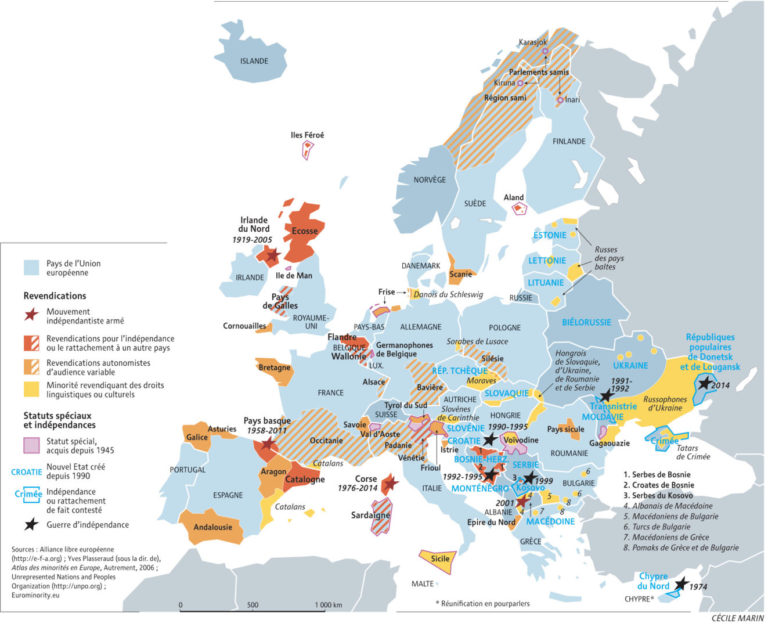 géopolitique de l'Europe – Europe-nationalismes