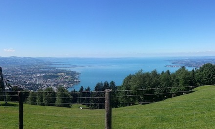 Vue sur le lac de Constance depuis le Pfänder, sommet des Alpes autrichiennes